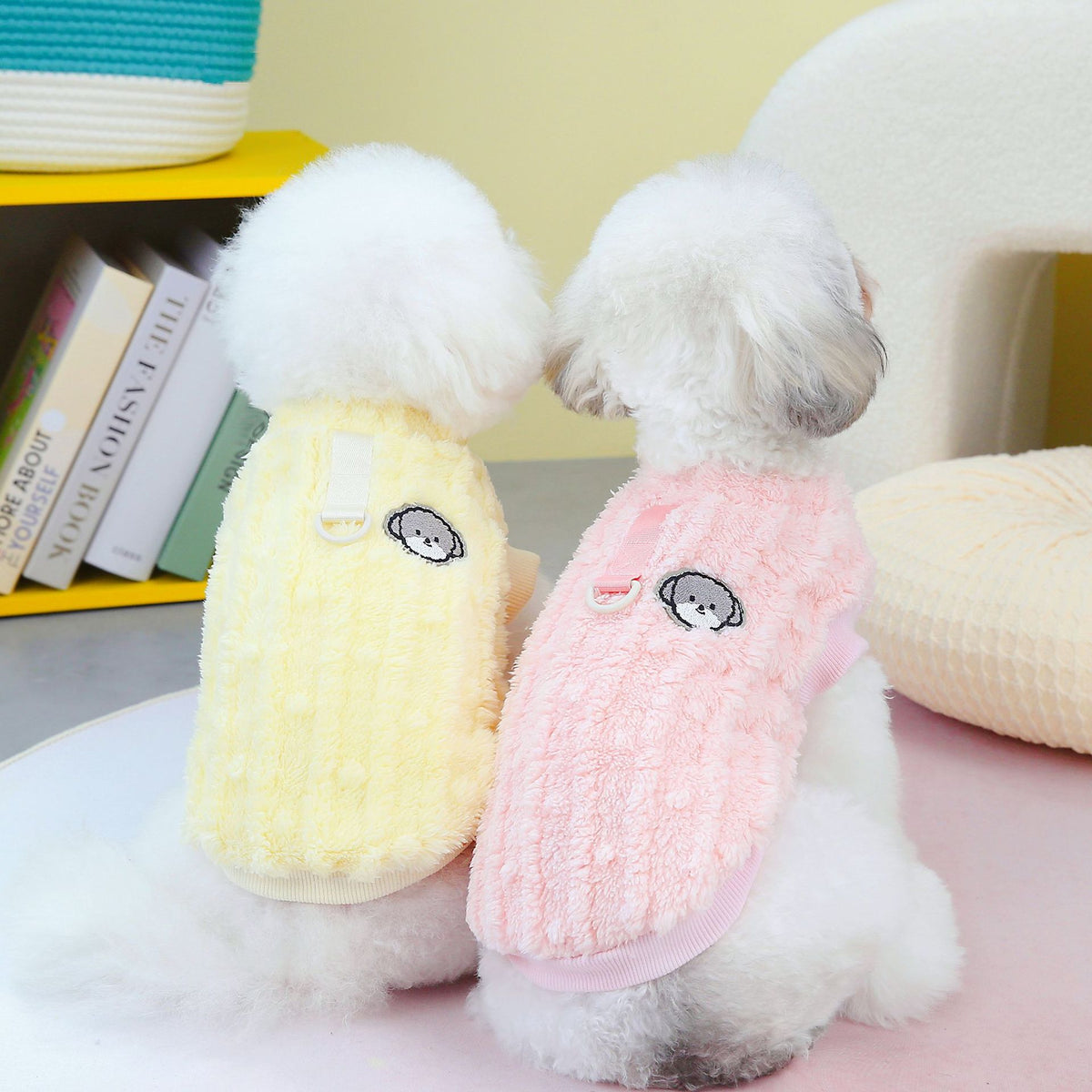 もこもこ フリースベスト