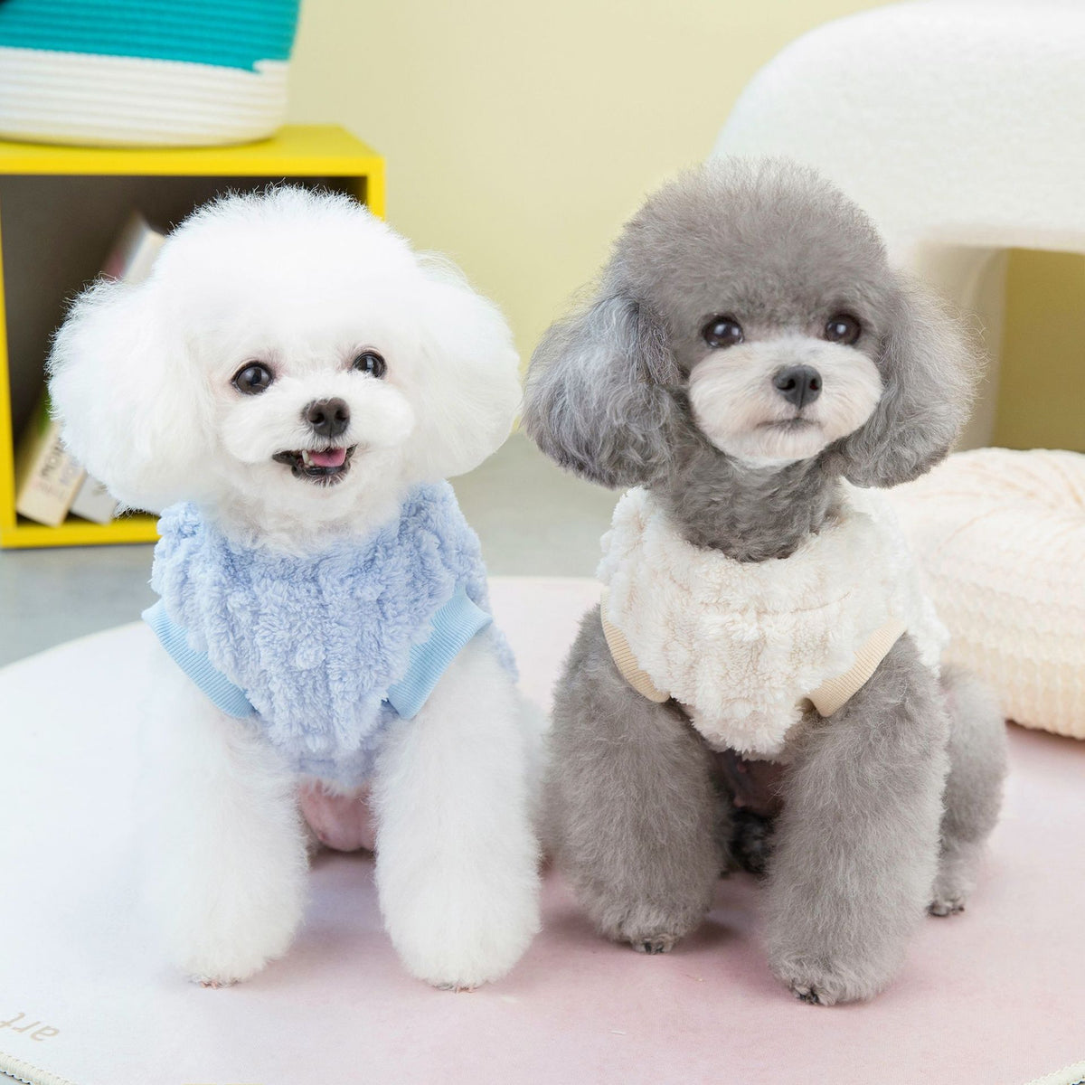 もこもこ フリースベスト