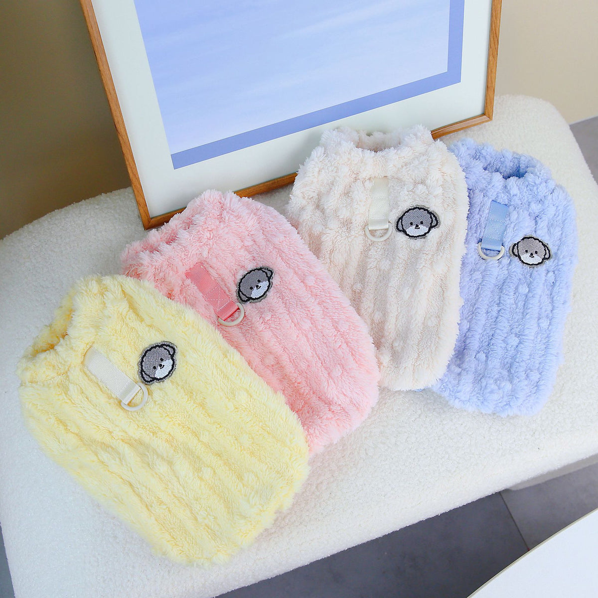 もこもこ フリースベスト