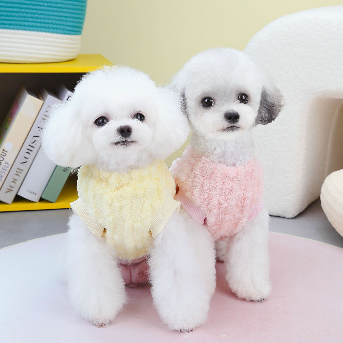 もこもこ フリースベスト